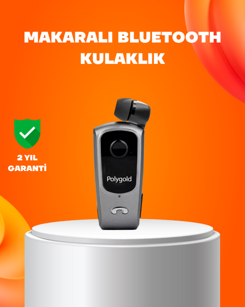Klipsli Tasarımlı Bluetooth Kulaklık Uzun Pil Ömrü