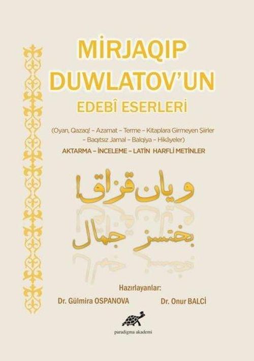 Mirjaqıp Duwlatov'un Edebi Eserleri