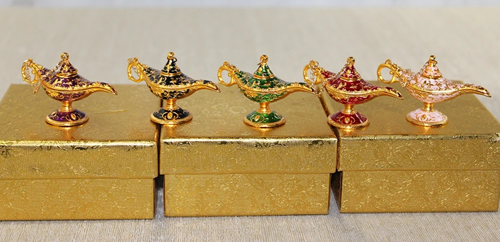 Mineli Metal Alaaddin Lambası Model 8