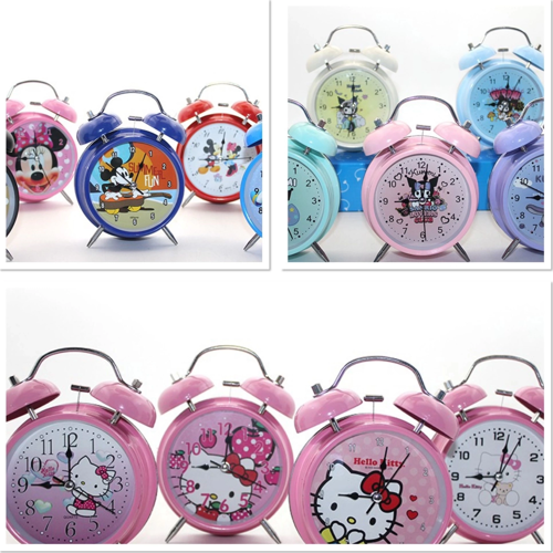 Kuromi,Hello Kitty,Mickey Mouse Masa Üstü Çalar Saat Alk3068