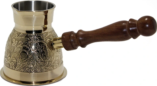 Pirinç Cezve 4'' İnç Model 5