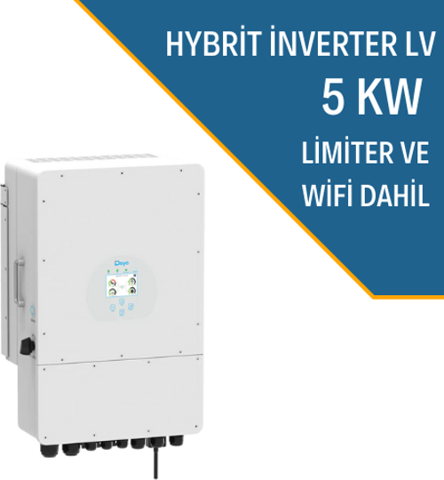 5KW HİBRİT MONOFAZE İNVERTER LV
