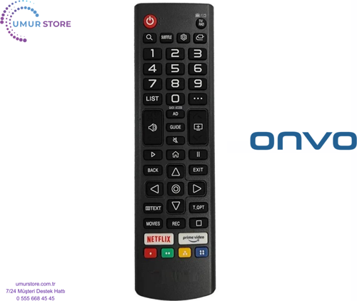 Onvo Webos Televizyon Uyumlu Kumanda-Mikrofonsuz