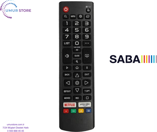 Saba Webos Televizyon Uyumlu Kumanda-Mikrofonsuz