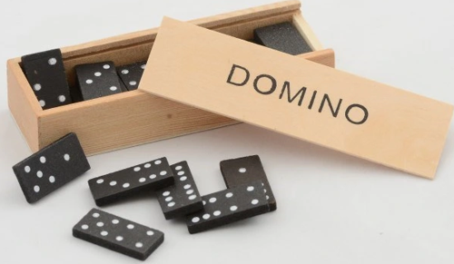 Ahşap Kutulu Domino Oyunu Model 2