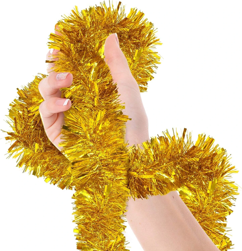 Simli Parti Süsü 2 Metre Gold