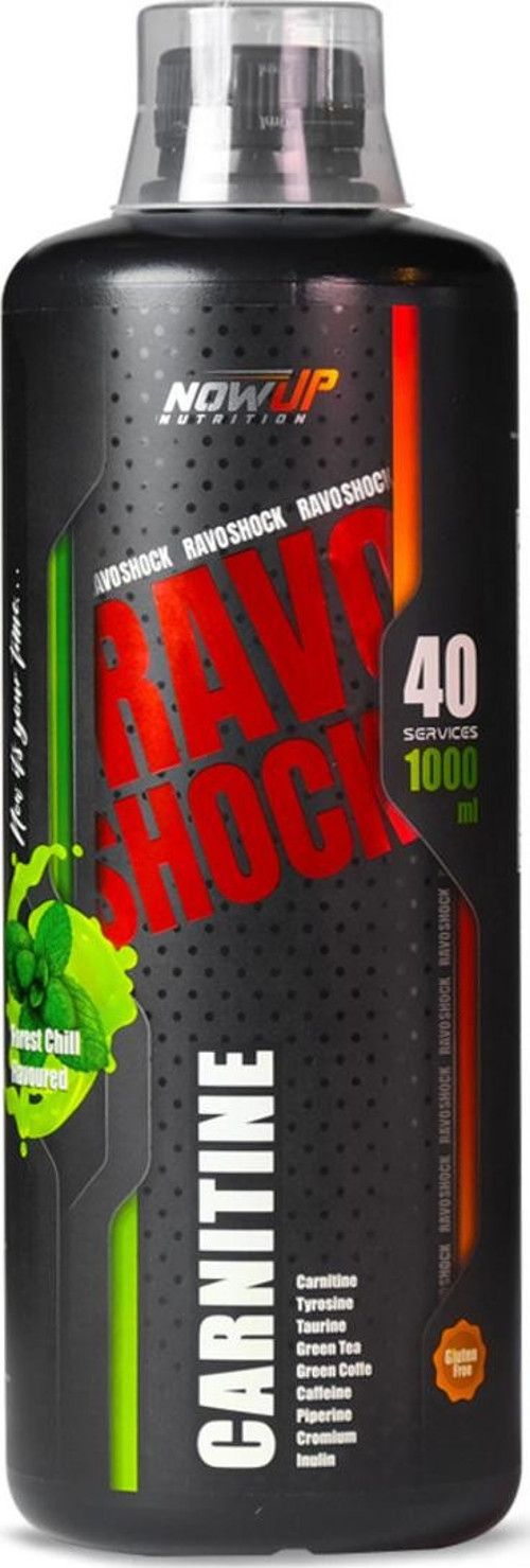 Nowup Nutrıtıon Ravo Shock L-Carnitine 1000Ml | Carnitine + Caffeine + Yeşil Çay + Mentol