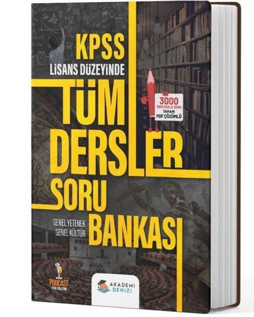 KPSS Lisans Tüm Dersler Tamamı PDF Çözümlü Soru Bankası