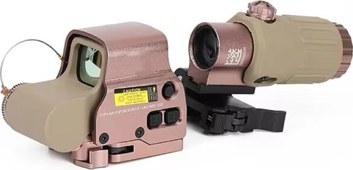 558-G43 Xps2 Hedef İşaretleyici Red Dot - Holografik Nişangâh, 5X Büyütmeli Set Çöl Rengi