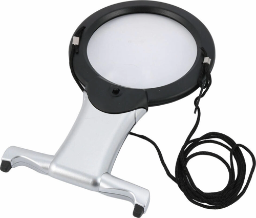 - 2X 6X Led Eller Serbest,Boyun Asılı,Dıkış,Okuma İçin En Uygun Büyüteç 11B-1