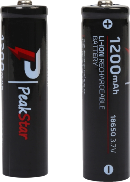 3.7 V 1200 Mah Şarj Edilebilir 18650 Turbo Model Li-İon Şarjlı Pil