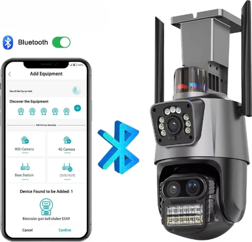 3 Lens Wi-Fi Güvenlik Kamerası