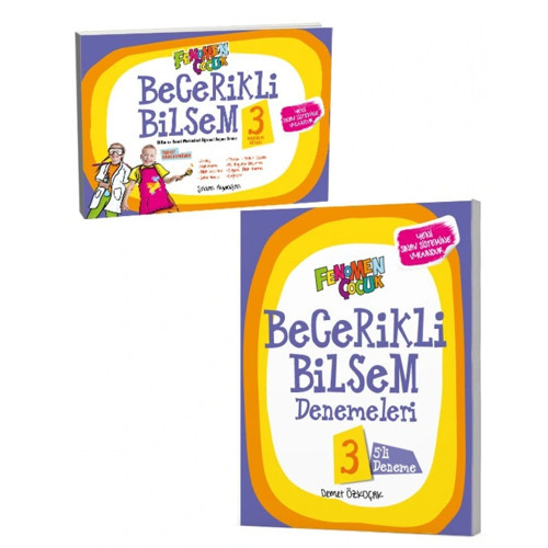 Fenomen Çocuk 3. Sınıf Becerikli Bilsem Hazırlık Ve Deneme Kitabı Güncel Baskı