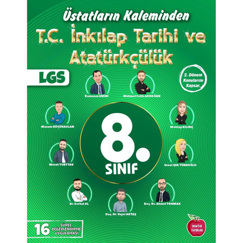 Newton 8.Sınıf İnkılap Tarihi Üstatların Kaleminden Yıllık 16 Deneme