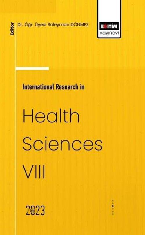 International Research in Health Sciences 8