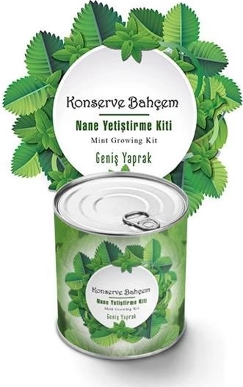 Konserve Bahçem Nane Yetiştirme Kiti