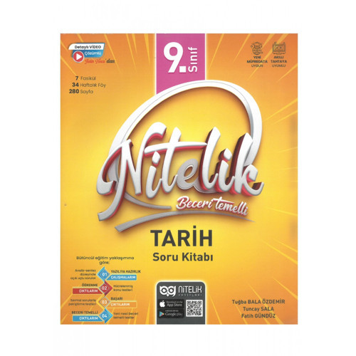 Nitelik 9.sınıf Tarih Soru Kitabı Beceri Temelli *yeni*