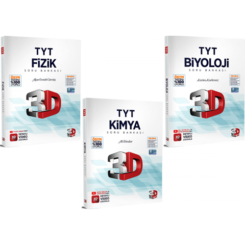 3D Yayınları TYT Fen Bilimleri Soru Bankası Seti