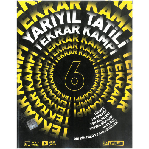 Hız Yayınları 6. Sınıf Yarıyıl Tatili Tekrar Kampı Yeni
