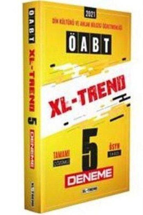ÖABT Din Kültürü ve Ahlak Bilgisi XL TREND Tamamı Çözümlü 5'li Deneme