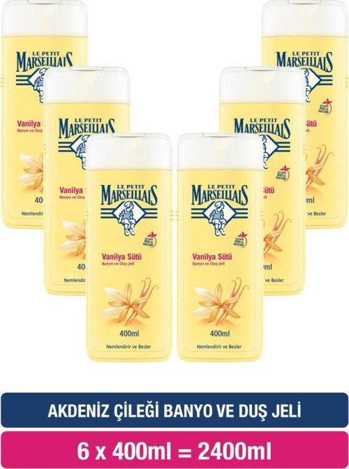 Vanilya Sütü Duş Jeli 400 ml x6