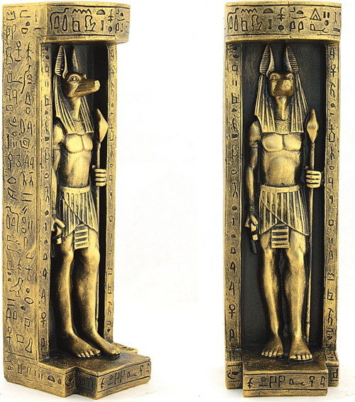 Anubis Figürlü Mumluk