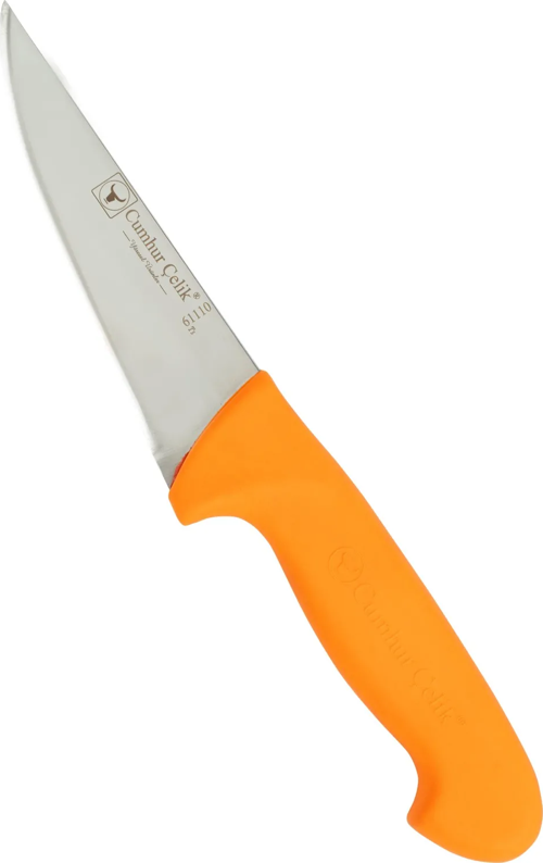 Sürmene 61110 Sivri Kasap Bıçağı, 13 Cm, Kaymaz Sap