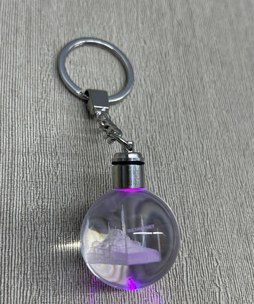 Ledli Sultanahmet Tasarımı Kristal Anahtarlık