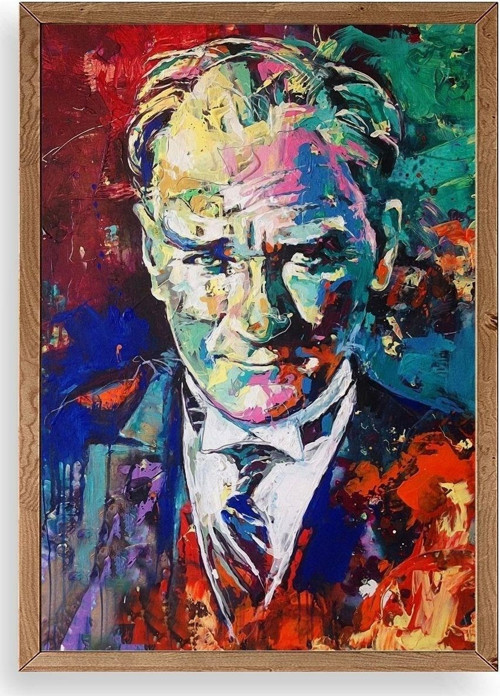 Atatürk Ahşap Çerçeveli Tablo