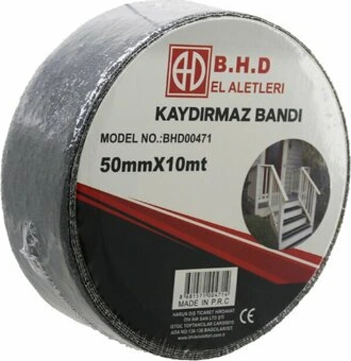 Kaydırmaz Siyah Bant 50 Mm X 10 Mt