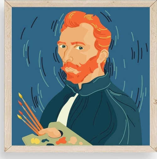 Van Gogh Ahşap Çerçeveli Tablo