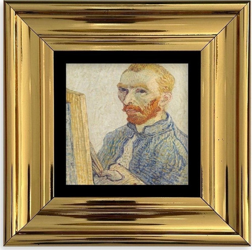Van Gogh Çerçeveli Taş Tablo