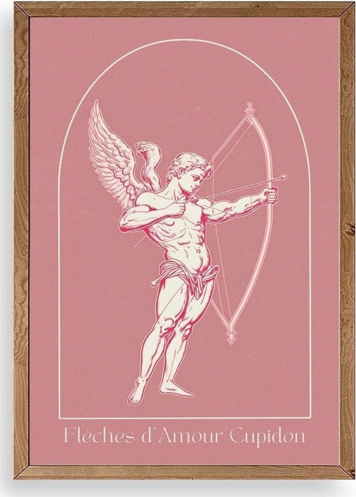 Cupid Ahşap Çerçeveli Tablo