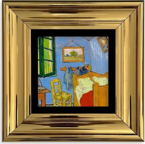 Van Gogh Çerçeveli Taş Tablo