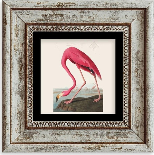Flamingo Çerçeveli Taş Tablo
