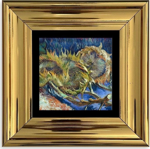Van Gogh Çerçeveli Taş Tablo