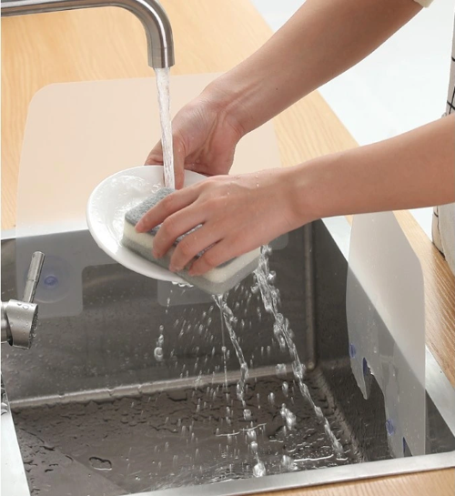Lavabo Ve Ocak Sıçrama Önleyici Vantuzlu Kalkan
