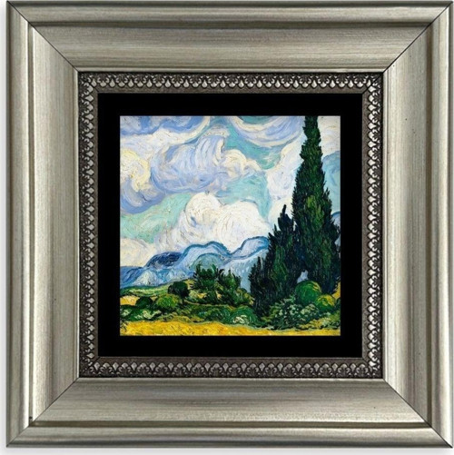 Van Gogh Çerçeveli Taş Tablo