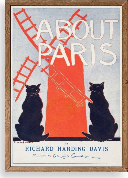 Richard Harding Davis Ahşap Çerçeveli Tablo