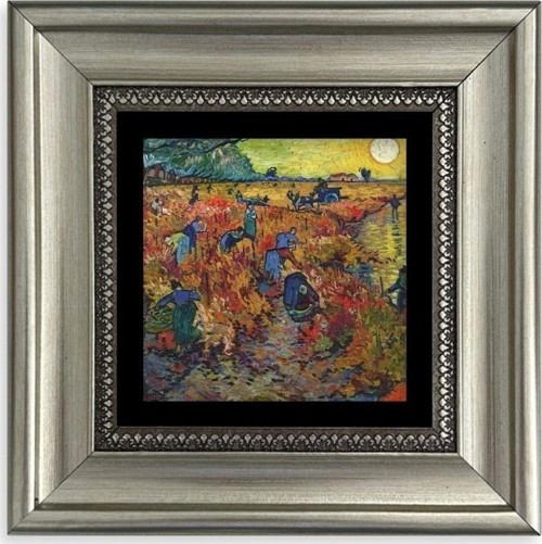 Van Gogh Çerçeveli Taş Tablo