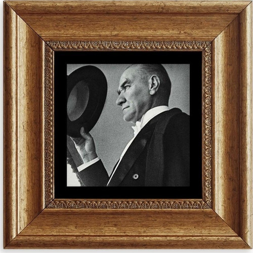Atatürk Çerçeveli Taş Tablo