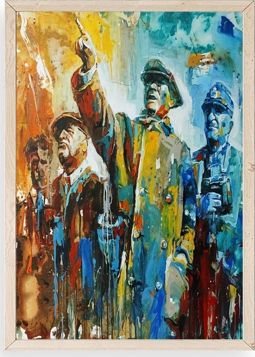 Atatürk Ahşap Çerçeveli Tablo