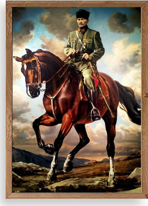 Atatürk Ahşap Çerçeveli Tablo
