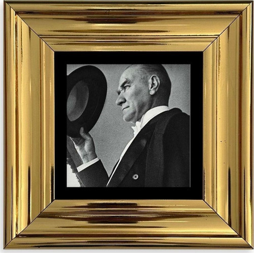 Atatürk Çerçeveli Taş Tablo