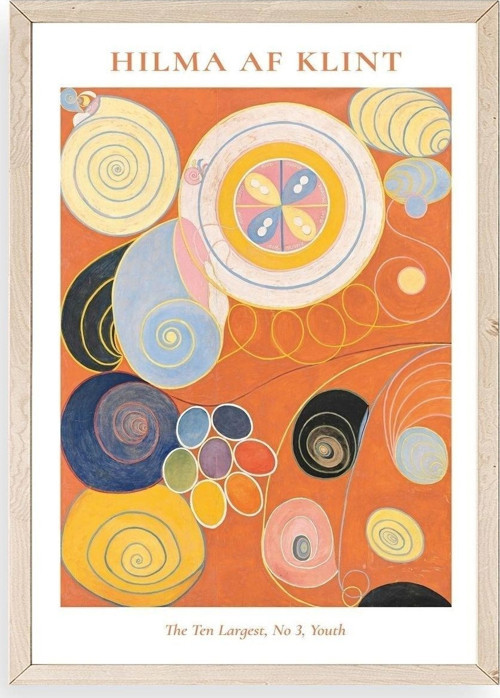 Hilma Af Klint Ahşap Çerçeveli Tablo