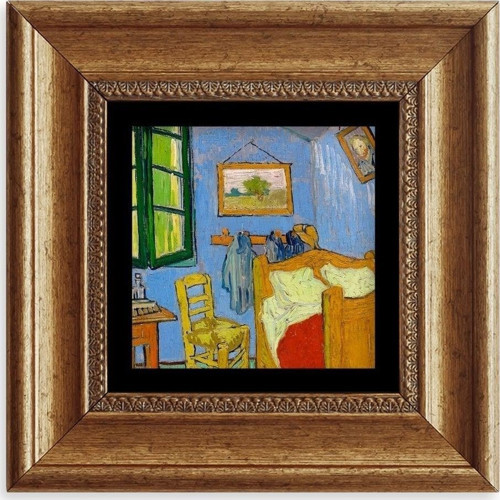 Van Gogh Çerçeveli Taş Tablo