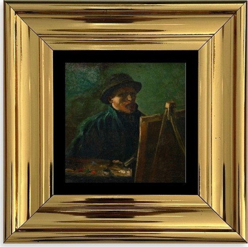 Van Gogh Çerçeveli Taş Tablo