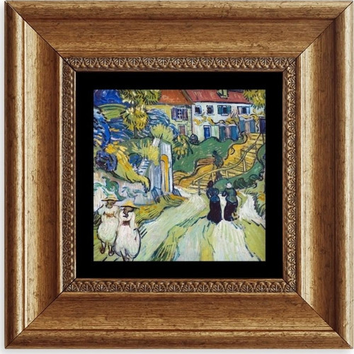 Van Gogh Çerçeveli Taş Tablo
