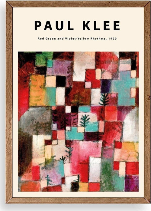Paul Klee Ahşap Çerçeveli Tablo