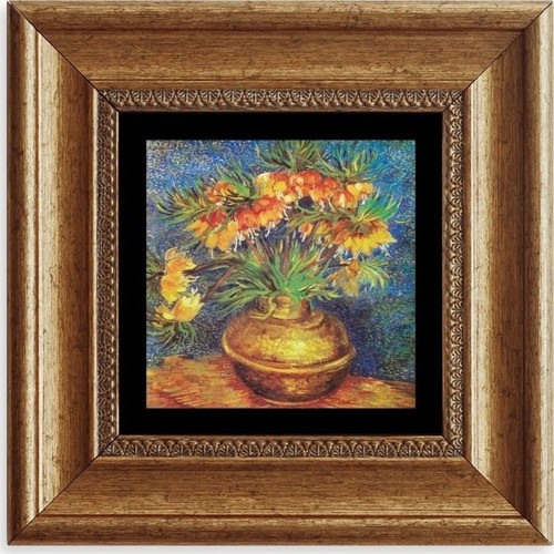 Van Gogh Çerçeveli Taş Tablo